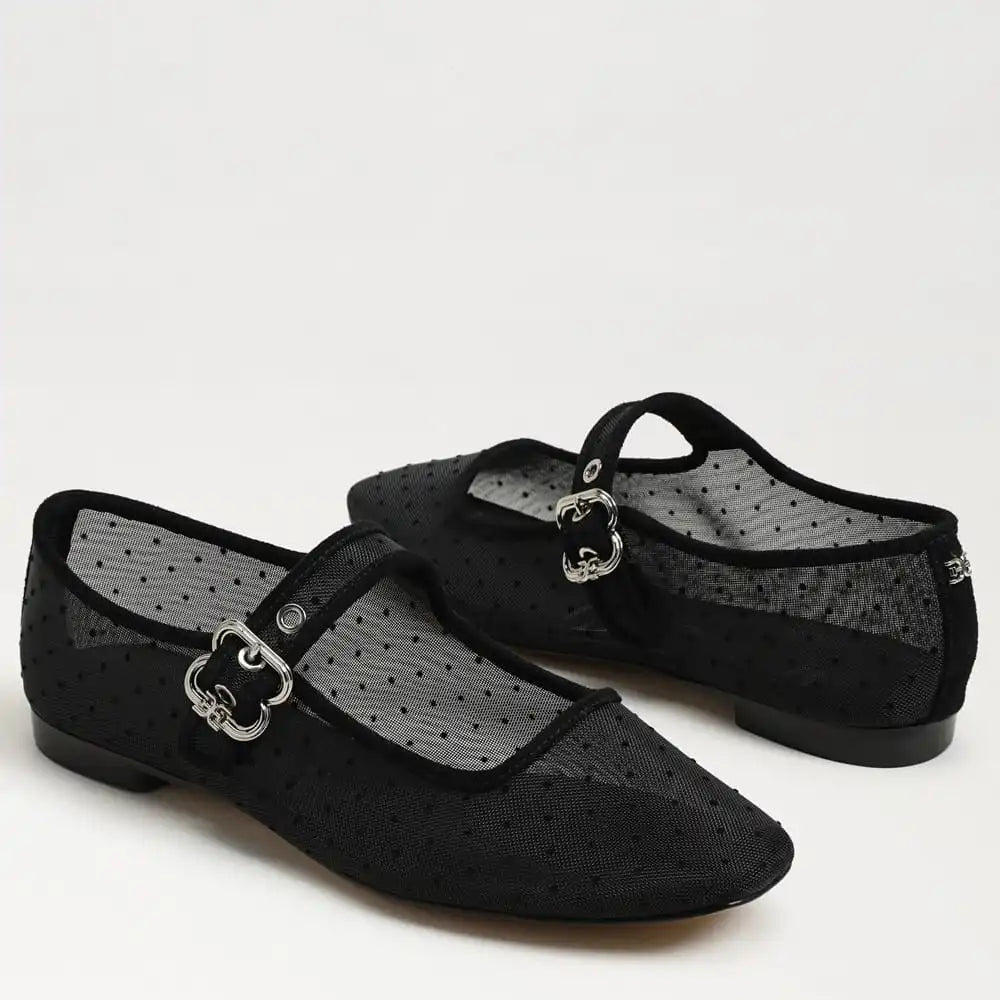 Michaela Mesh Mary Jane Flat