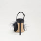 Tegan Feather Slingback Pump