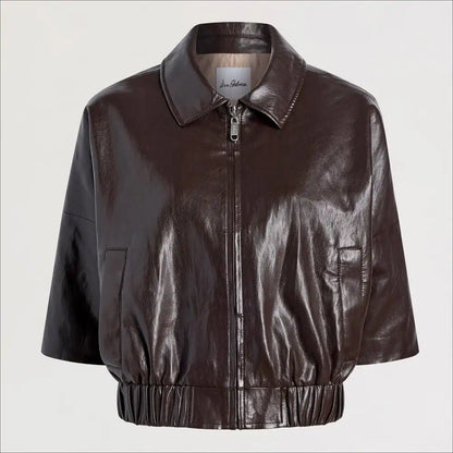 3/4 Sleeve Zip Front Jacket
