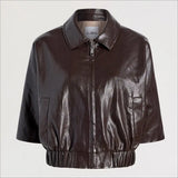 3/4 Sleeve Zip Front Jacket