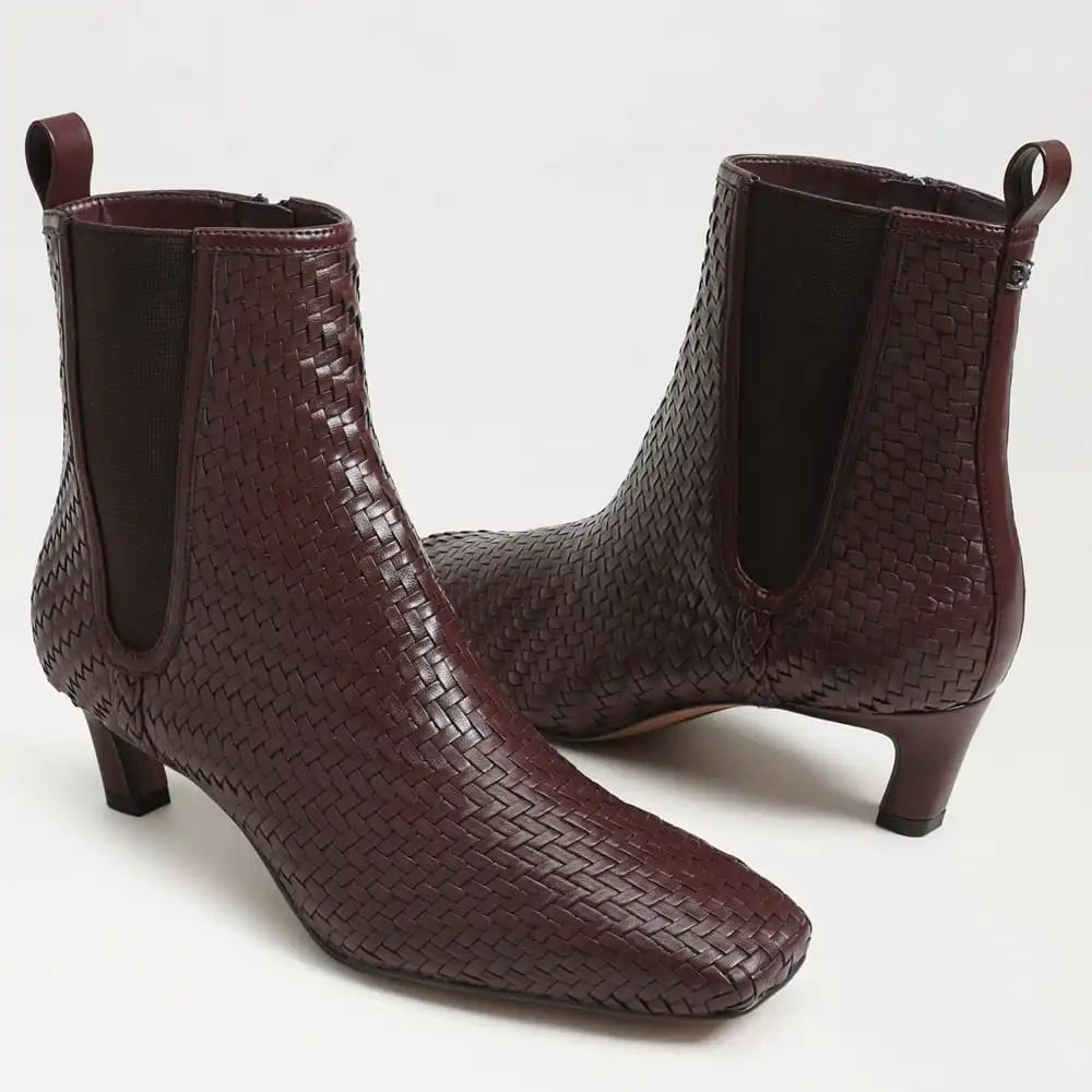 Peony Weave Ankle Boot