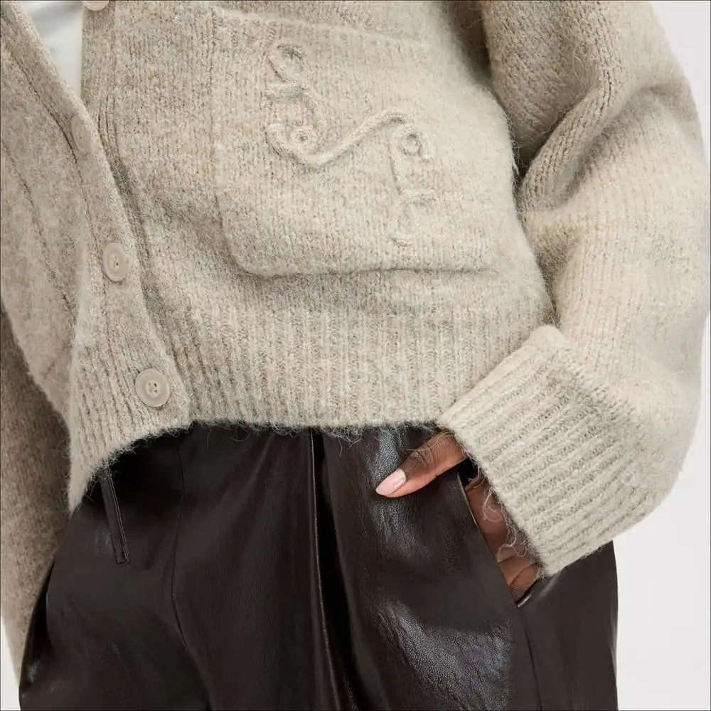 Logo Pocket Cardigan
