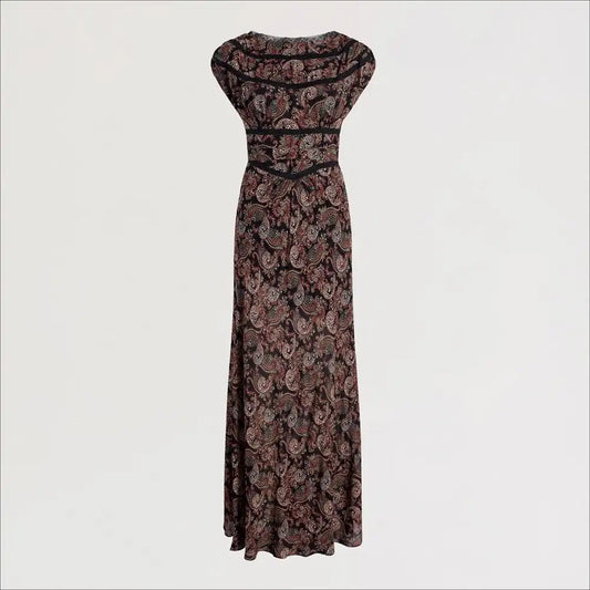 Lace Inset Maxi Dress