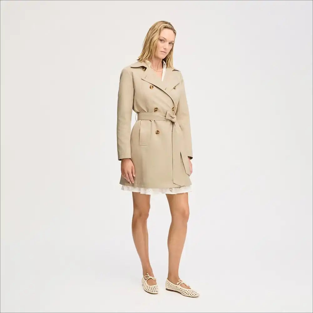 Double Breasted Trench Coat