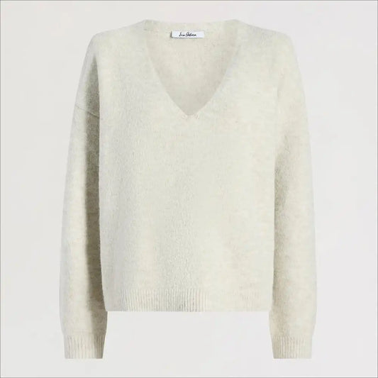 Deep V- Neck Oversized Sweater