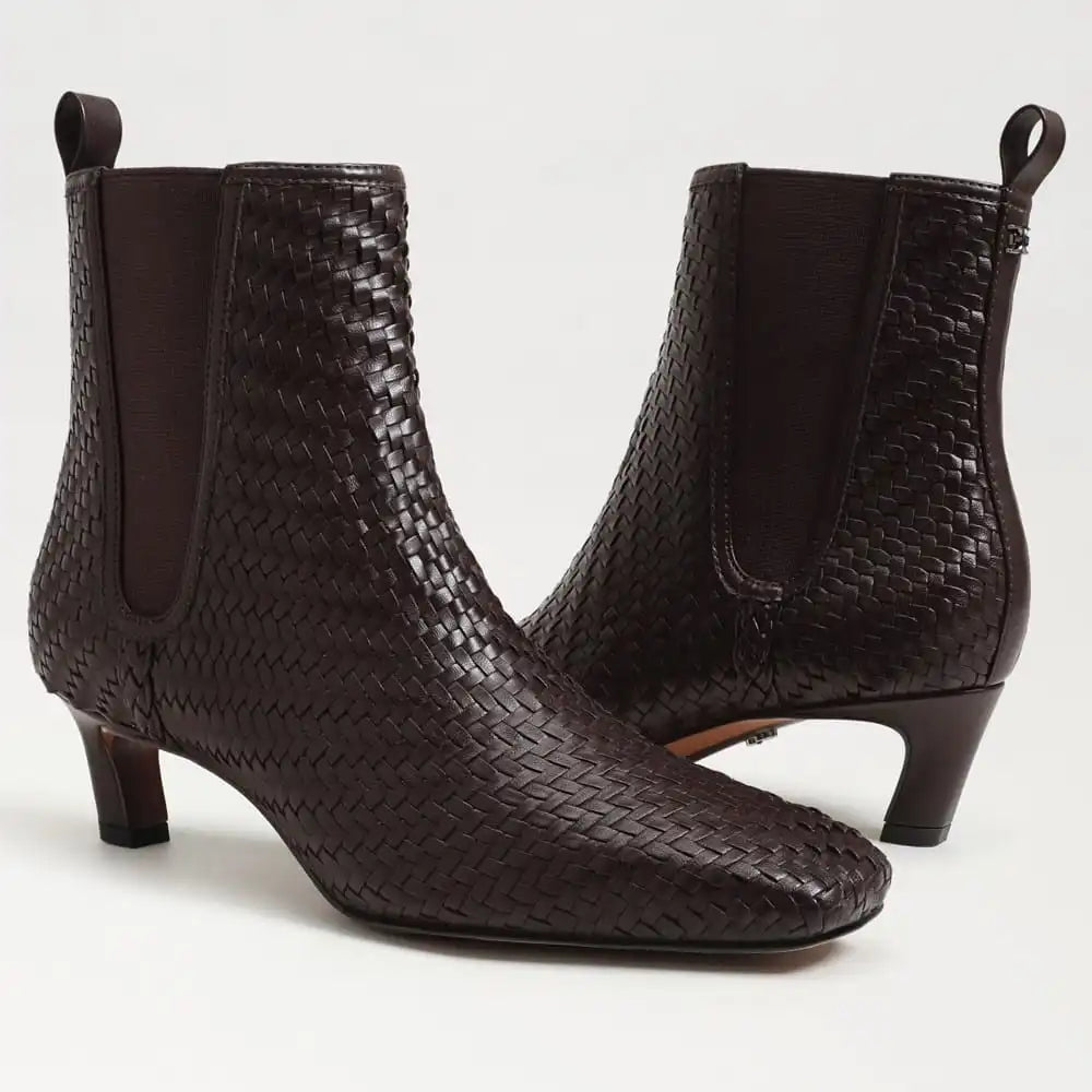 Peony Weave Ankle Boot