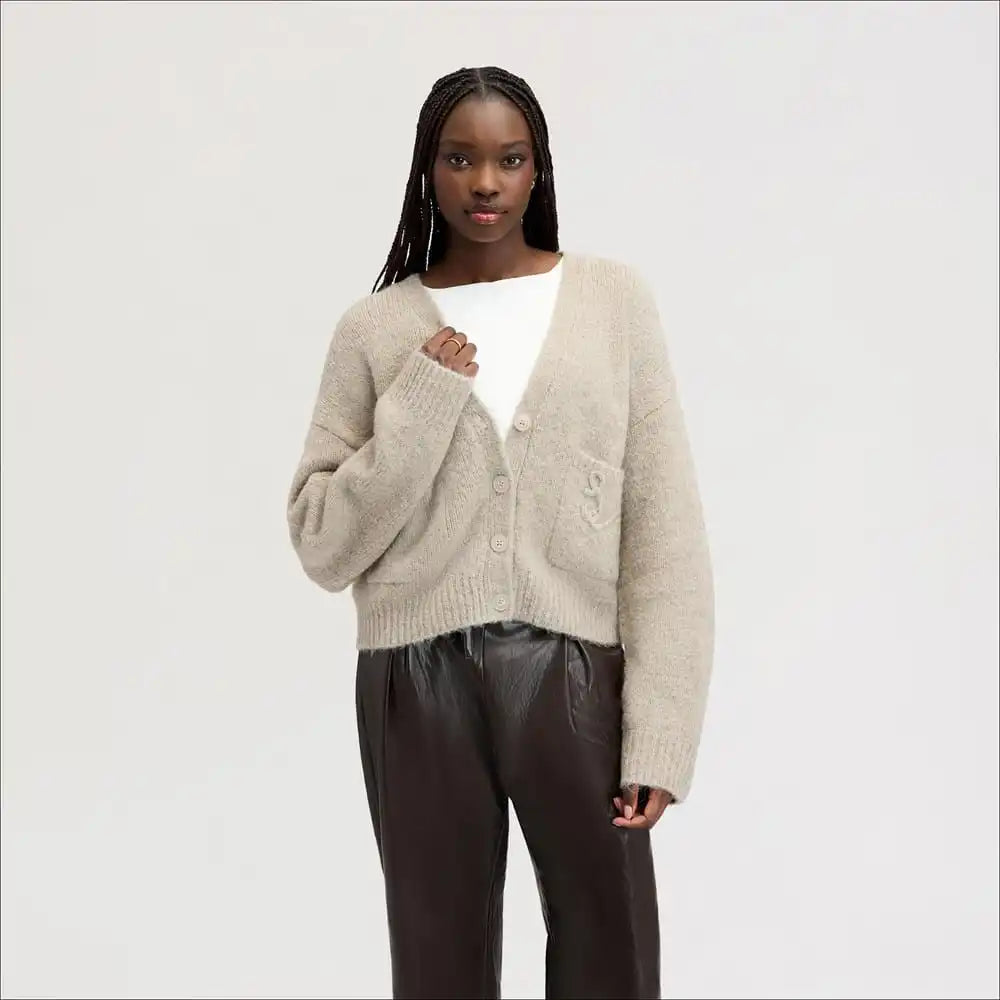 Logo Pocket Cardigan