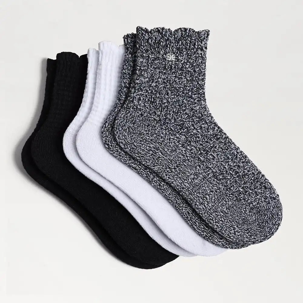 3 Pack Waffle Knit Boot Sock