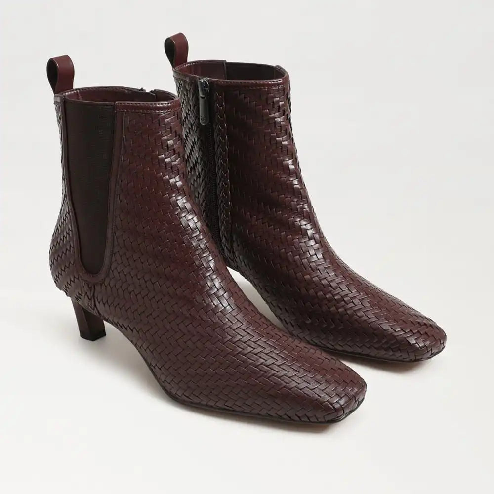 Peony Weave Ankle Boot